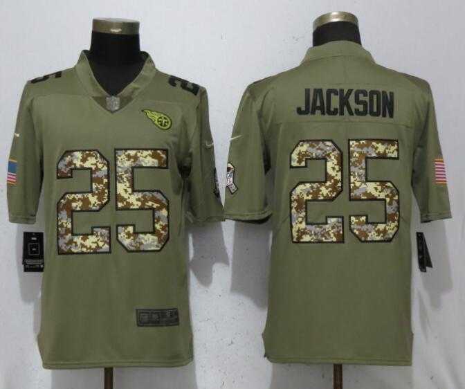 Nike Titans 25 Adoree' Jackson Olive Camo Salute To Service Limited Jersey,We sell and wholesale Nike Titans 25 Adoree' Jackson Olive Camo Salute To Service Limited Jersey on line form chian!